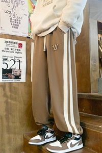 大货足 休闲裤男加绒加厚宽松阔腿束脚裤416B-KLJ309-P60限78图片