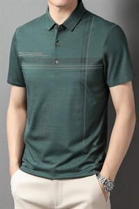 POLO衫男上衣半袖男装衣服男士体恤衫T恤潮牌休闲翻领爸爸短袖男图片