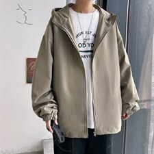 ！港风风衣男短款长袖夹克男休闲外套男上衣男DJK200-P40，男装夹克，电商B371