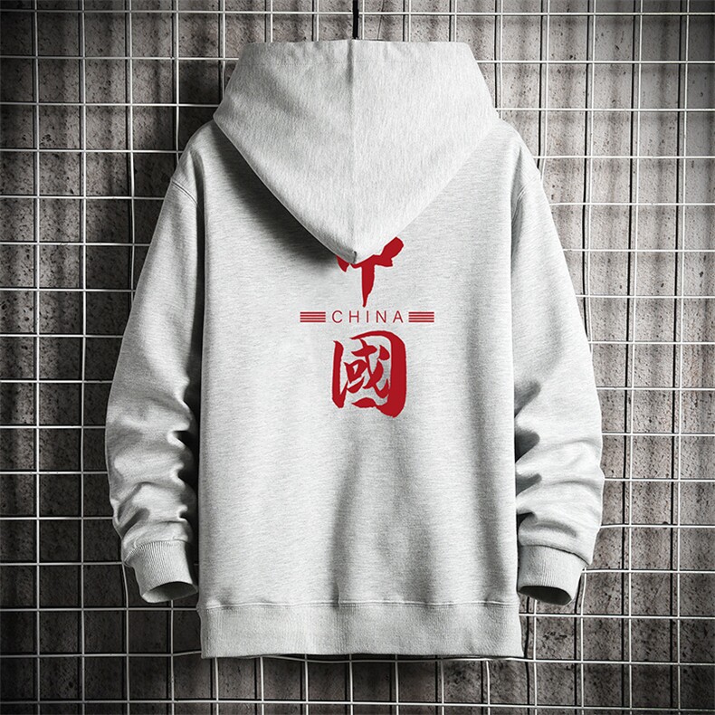 KS21198-P38加绒款-P43连帽开衫卫衣男运动外套大码班服网格,男装卫衣,电商A040A
