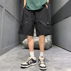 夏季新款工装短裤男潮牌ins休闲裤宽松大码中裤五分裤D0602-P46，男装牛仔裤，星座308B-2