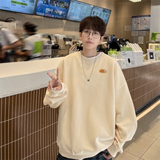 ！圆领卫衣男装港风长袖t恤男外套男WY502-特P23，男装卫衣，电商B371