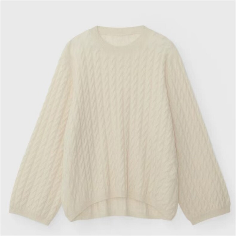 2025年秋季时尚百搭简约休闲羊毛套头，女装羊毛衫，朝辰羊绒