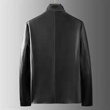 D66MJ21065海宁皮衣男绵羊皮夹克外套韩版修身商务男装P830，男装皮衣，电商B360