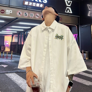 量大优  供视频 冰丝短袖衬衫男 DS217-特P 25图片