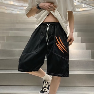 工装裤五分裤春秋宽松型潮休闲裤男简约青春流行时尚潮牌DK98P30