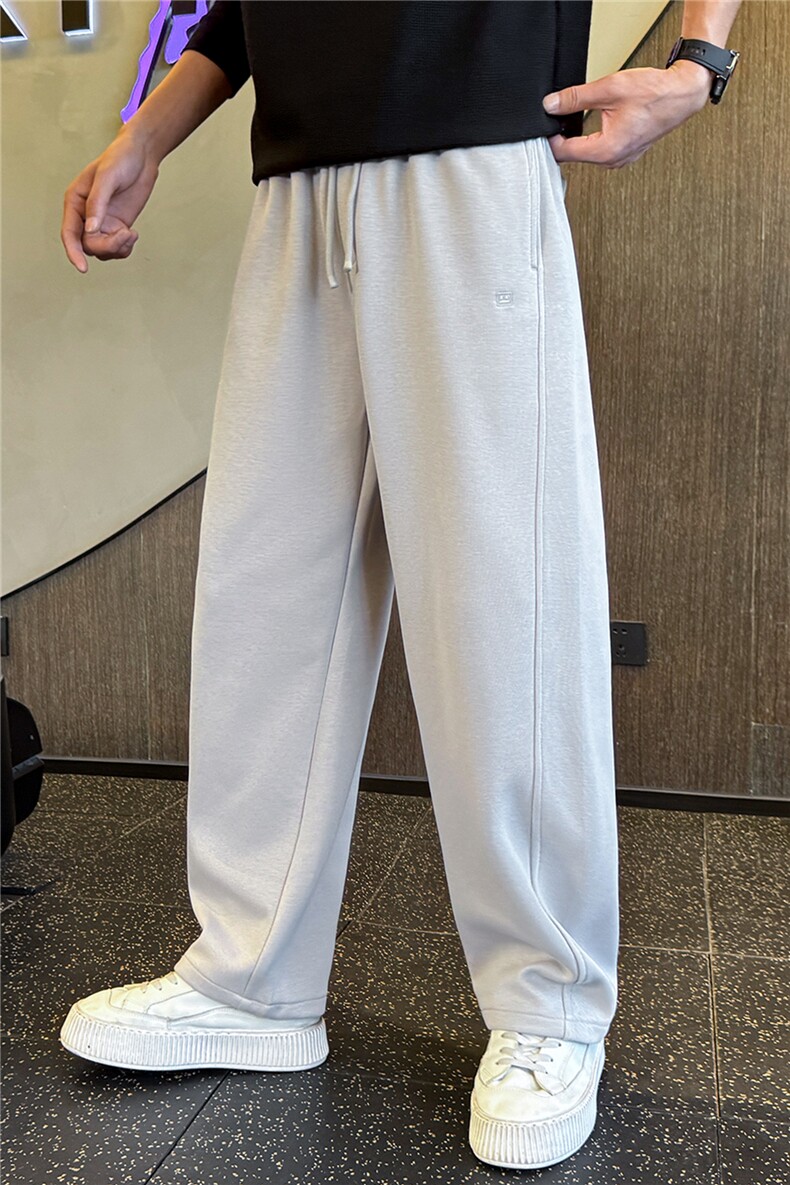 2026新款春季卫裤男士运动弯刀裤美式休闲裤子A313-261160-P68,男装休闲裤,电商A313