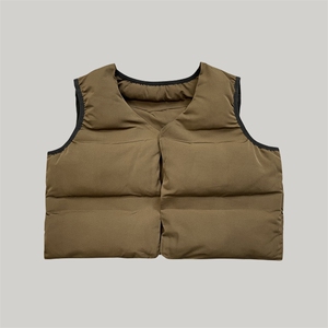 KANYE侃爷同款马甲美式puffer vest蓬松羽绒棉背心潮外套M9 P85图片