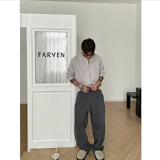 （网图）亨利领肌理感纯色长袖T恤春季休闲上衣2026新款男装P38，男装T恤，电商C306-1