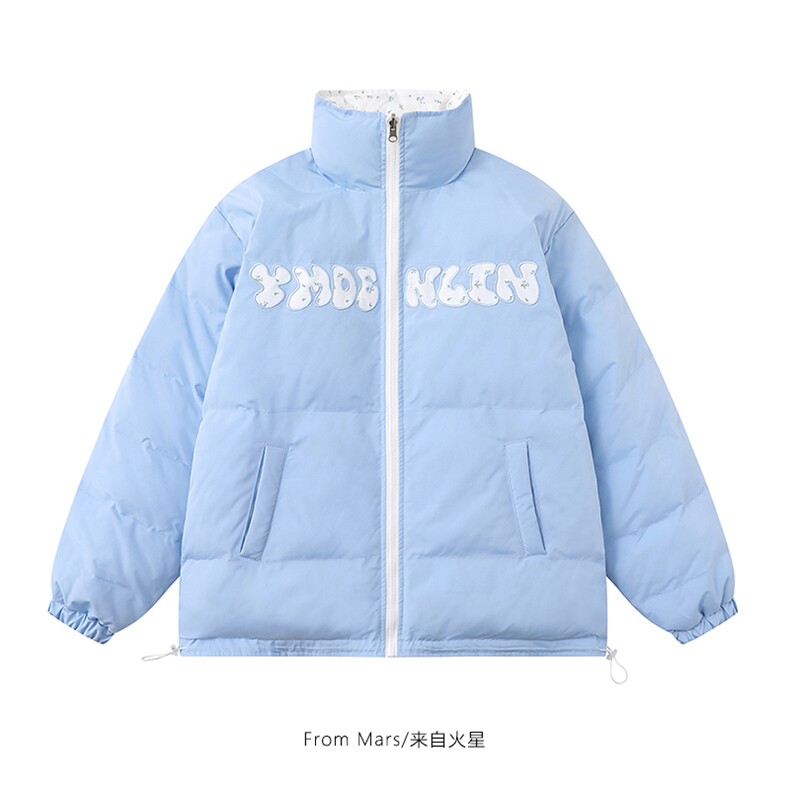 1506-1/M76891/P92学院风面包服加厚保暖外套双面穿男女同款,男装棉衣,星座1506-1