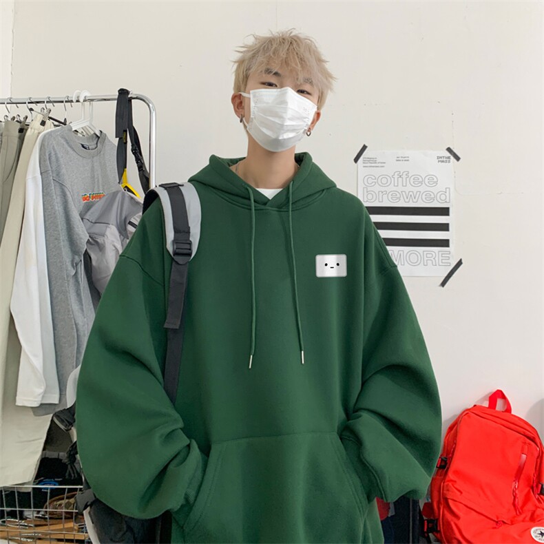 ！连帽圆领卫衣男装港风帽衫男LM117-P35,男装卫衣,电商B367