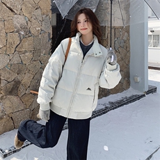 减龄高级感韩系百搭羽绒服2025新款冬季慵懒风时尚90白鸭绒面包服，女装羽绒服，2B188