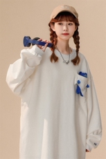 1中性风小熊卫衣女大码M-5XL情侣女潮套头卫衣男WY8745P60控88，男装卫衣，星座226-2