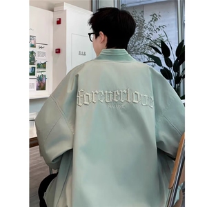 外套女春秋款2025新款早春时尚印花减龄大码夹克透气运动气质上衣图片