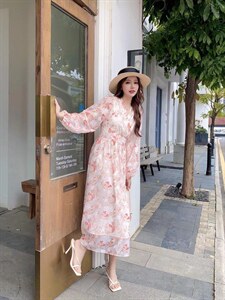 甜美优雅花连衣裙,女装连衣裙,艾丽贝儿