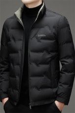 秋冬季男士白鸭绒羽绒服轻薄保暖商务品质立领外套休闲简约男装，男装羽绒服，钱塘6003（原4033）