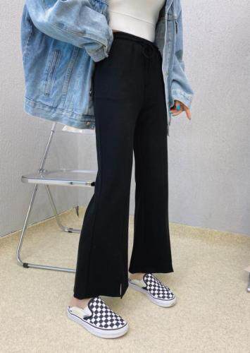 春季新款前开叉裤子，女装，变色鸟(4F)