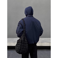 翻领蓝色飞行夹克棉服短款t外套男春秋网图1001-1-JQ102-P75，男装夹克，星座1001-1