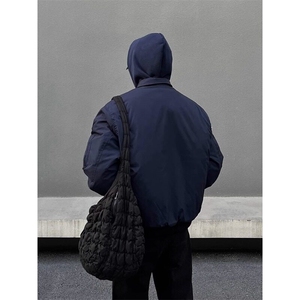 翻领蓝色飞行夹克棉服短款t外套男春秋网图1001-1-JQ102-P75,疯狂的孕妇穿搭小个子图片