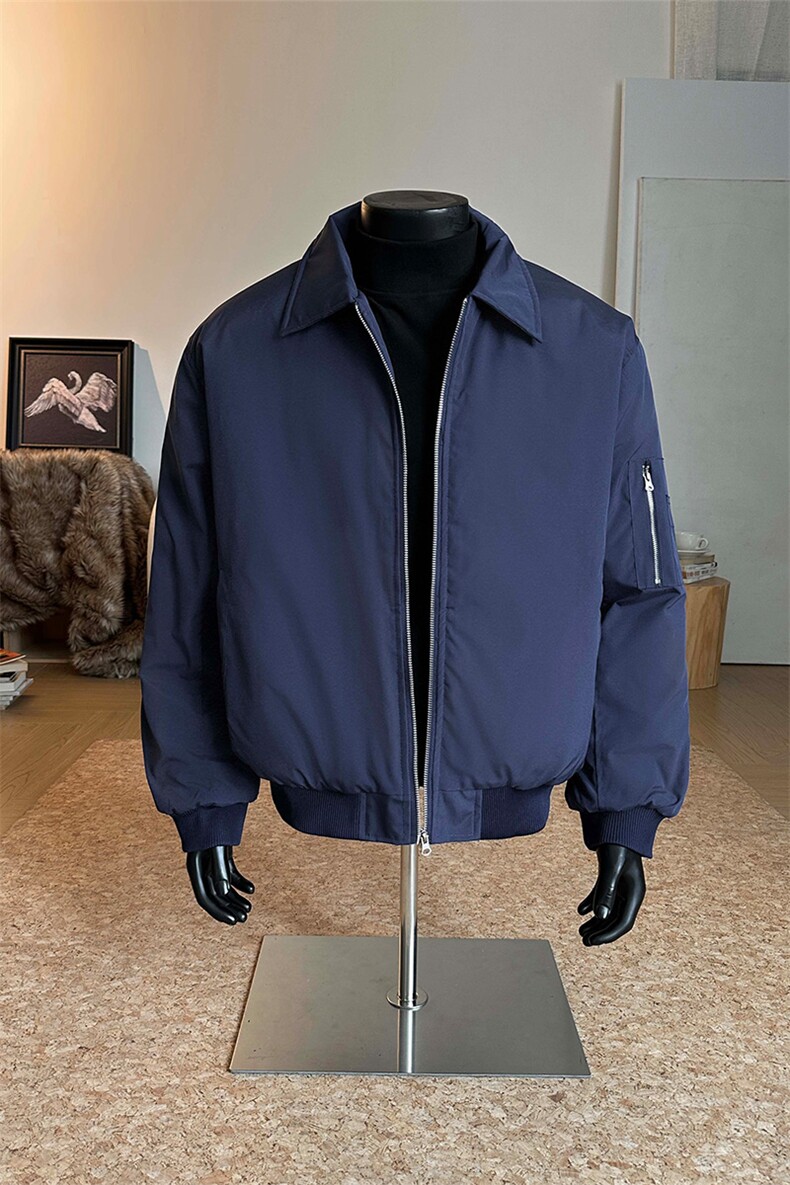 飞行夹克棉服冬季新款夹棉加厚短款男复古外套5D1180-TP5598,男装夹克,电商A102