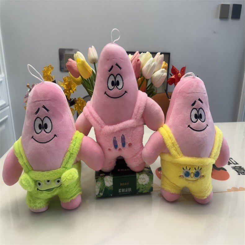背带派大星，乐嘉毛绒玩具