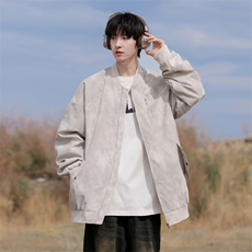 G0123-P72秋季新款日系cityboy满天星立领宽松夹克，男装夹克，星座109