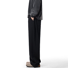 A408-24K86061-P55-X79-M-3XL秋冬款宽松美式hiphop垂感直筒长裤，男装休闲裤，电商A408