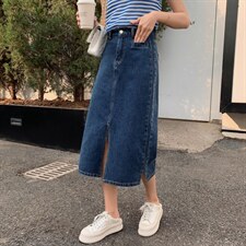 牛仔半裙，女装半身裙，肆尔