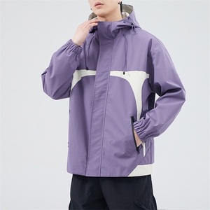 新款现货户外连帽夹克男 冲锋衣外套JK810 -P80图片