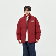 日系白底直播抖音高品质宽松男羽绒棉面包服棉衣外套M1045P85，男装棉衣，电商C408(原B339-1)