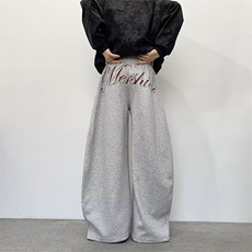 休闲裤男女韩版潮流宽松百搭高街帅气2025秋冬ins长裤K6739-P46，男装休闲裤，星座412-3