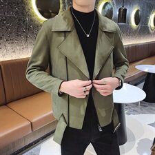 春款店主风高品质翻领夹克麂皮绒男微阔韩版外套BX003-P135控178，男装夹克，星座308A