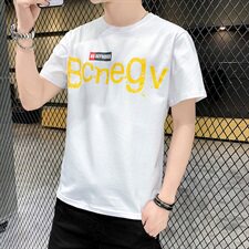 2021夏季新款男士潮流个性印花百搭短袖T恤男A436-T639-P25，男装T恤，电商A436