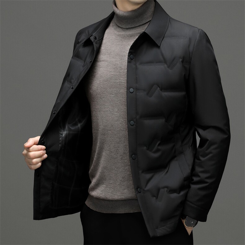 冬季男商务休闲羽绒服加厚保暖外套中年宽松男装YY072211-P205,男装羽绒服,星座1105-3