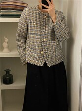 羊毛小香外套，其它，FMV