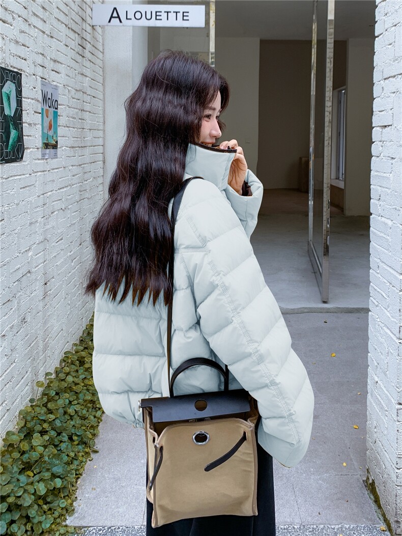 2025现货新款排骨款轻薄保暖休闲宽松女外套羽绒服找同款,女装羽绒服,网红馆