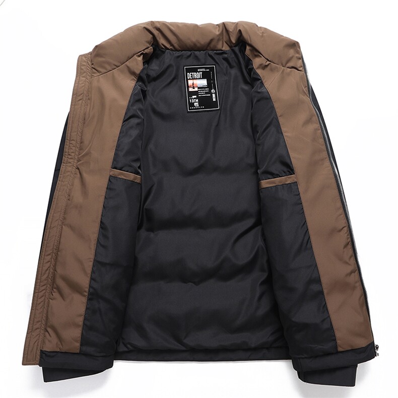 BZC2392钱塘2020-2时尚休闲简约冬季厚款中年男士羽绒服P190,男装羽绒服,钱塘207-2