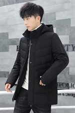 冬季男士棉衣大棉袄中长款棉服立领连帽防风防寒宽松M183，男装棉衣，星座1207
