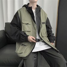春秋季新款港风青少年夹克男学生韩版宽松潮流工装外套男SY08-P65,男装夹克,星座1008-1