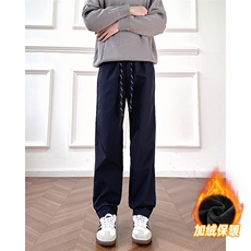 XK60015JR-P30加绒款秋冬季（抽绳版）高品质抖音小脚裤，男装卫衣，电商A178