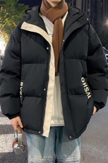 冬季宽松/连帽休闲外套潮加厚棉衣XZ102B-1M2305-P125，男装棉衣，星座102B-1