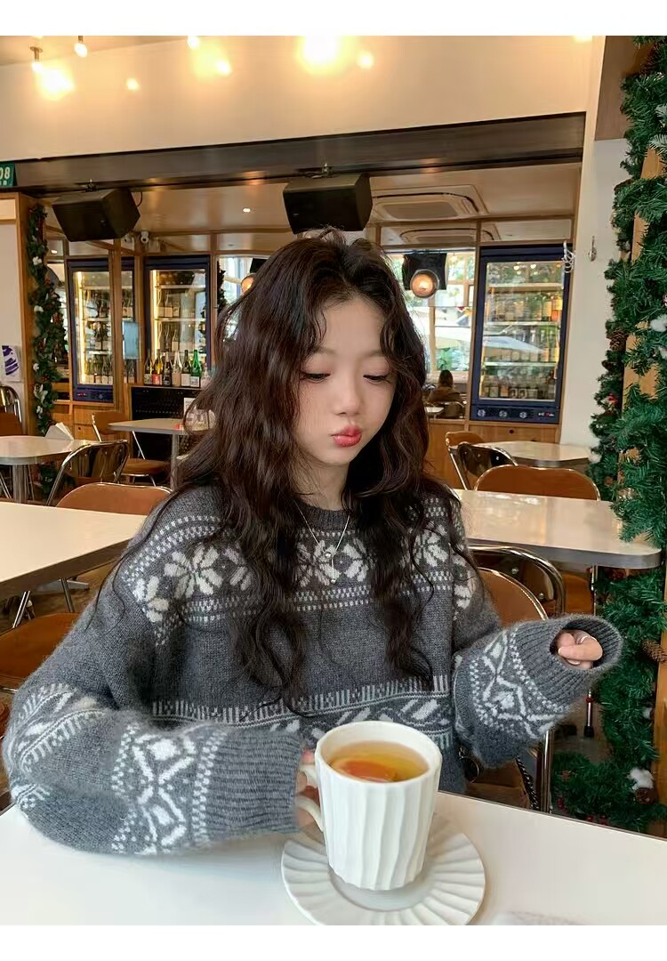 2025年秋季时尚百搭通勤简约休闲套头，女装针织衫/毛衣，锦瑟羊绒