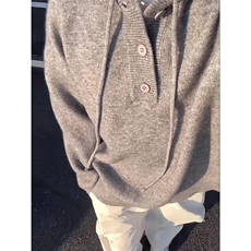 【有货】D2376-P65Cleanfit北极绒慵懒风连帽毛衣秋冬潮牌毛衣，男装针织衫/毛衣，星座603-2