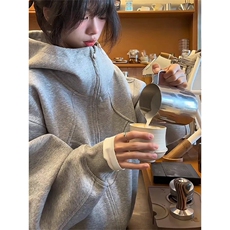 新款连帽卫衣长袖开衫513AKS2406P48，男装卫衣，星座513A