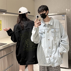 牛仔夹克男大码牛仔外套男茄克NJ77388-P60，男装夹克，电商A040