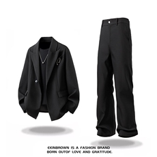 西装96%聚酯纤维4%氨纶M-5XL大码XF78141P85控139西裤XK78151P45，男装西服套装，星座227-7