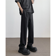 217-2-K2405-P45春夏垂感西装库男款式直筒阔腿休闲裤，男装西服套装，星座217-2