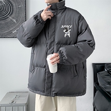 冬季款宽松男女款棉服简约立领加绒加厚棉服XZ102A-4-MY1039-P75，男装棉衣，星座211-2