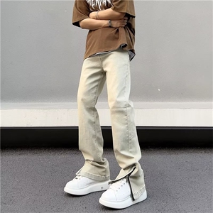 美式牛仔裤男春秋新款休闲直筒裤TG04P40图片