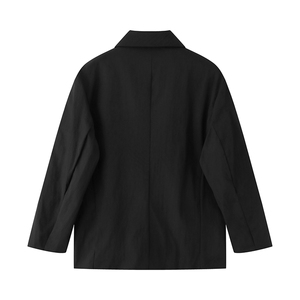 韩版A字廓形西装休闲外套男翻领西服JK2235-P75图片